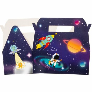 Kotak Menu Makanan Anak Tema Luar Angkasa / Space - 22.5 x 12 x 9.5 cm (24 pcs)