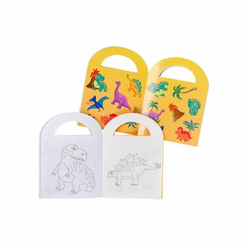 Buku Mewarnai Dinosaurus dengan Stiker (48 buah)