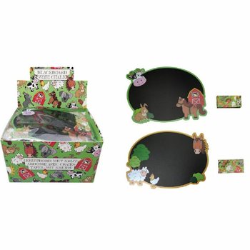 Papan Tulis Kapur Hewan Ternak Termasuk Kapur Tulis isi 24 pcs