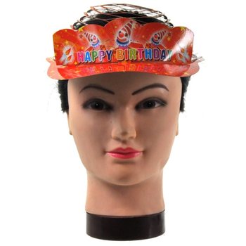 6 TOPI ULANG TAHUN SPIRAL DALAM TAS (6 pcs)