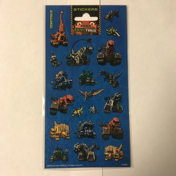 STIKER: DINOTRUX, Ukuran 20 x 10 cm (10 pcs)