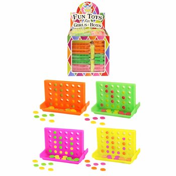 Mainan Connect 4 (4 in a Row) Box Display - Mix Warna (52 pcs)