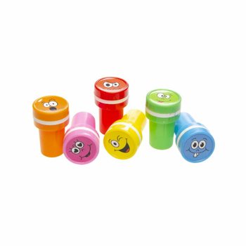 STEMPEL SMILEY / WAJAH CERIA DALAM DISPLAY (60 pcs)