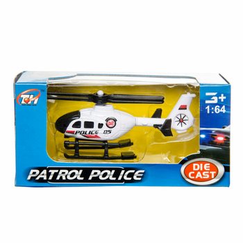 CAMPURAN KENDARAAN POLISI LOGAM DALAM DISPLAY (36 pcs)