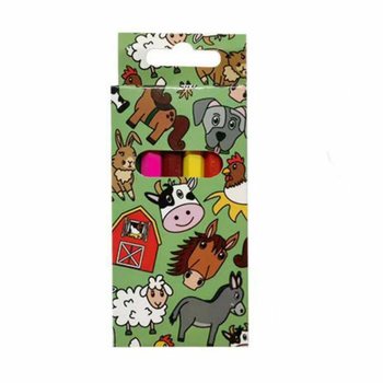 Set Pensil Warna 6 Buah 'Hewan Ternak'