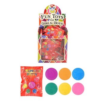 Bouncing Putty (Lilin Membal) dalam Kemasan Souvenir di Kotak Display (60 pcs)