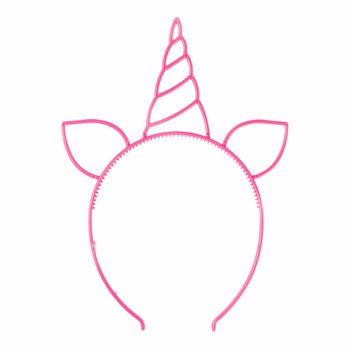 Bando Unicorn / Tiara Unicorn, Campuran Warna Neon (24 pcs)