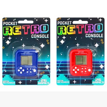 KONSOL GAME RETRO SAKU DENGAN GANTUNGAN KUNCI - 26 GAME (6 pcs)