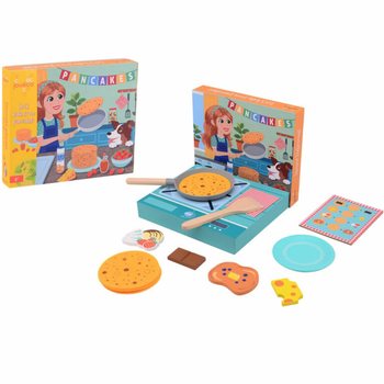 JOUECO - Set Mainan Pancake Kayu - Untuk anak usia 3 tahun ke atas (1 pc)