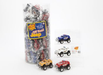 Mobil Mainan Pull-Back dalam Kotak Blister (24 pcs)