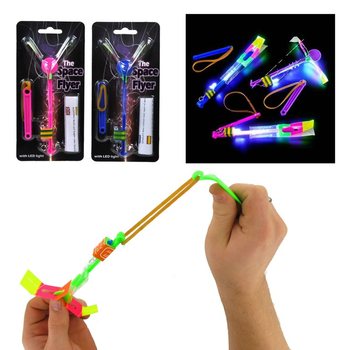 HELIKOPTER KATAPEL BERCAHAYA DALAM KEMASAN (6 pcs)
