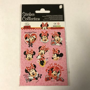 Stiker Disney Minnie Mouse - 16 x 9 cm (10 set)