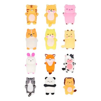 Mainan Squishy Mix Hewan Lucky Dip - Dalam Display - (96 pcs)