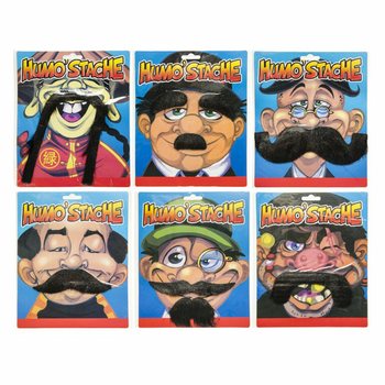 Kumis Mainan Tempel Lucu Unik di Kartu (24 pcs)