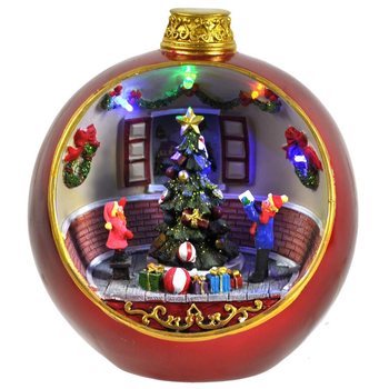 Ornamen Natal Mewah dengan Cahaya dan Suara