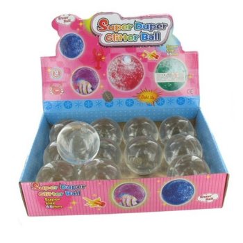 Bola Bekel Glitter dalam Display (12 pcs)