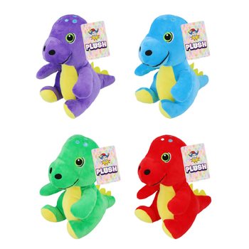 Dinosaurus Boneka - Tinggi 19cm - Campuran Warna (12 pcs)