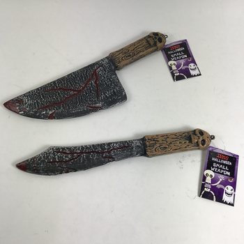 DISPLAY PISAU DAN KAPAK HALLOWEEN (18 pcs) ***SANGAT MURAH***