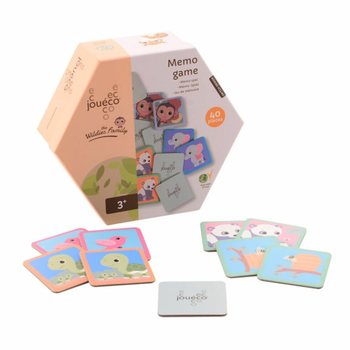 JOUECO - PERMAINAN MEMORI KELUARGA THE WILDIES - Untuk usia 24 Bulan+ (1 pc)