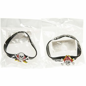 Gelang Bajak Laut Silikon Campur (48 pcs)