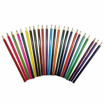 Set Pensil Warna Besar 24 Warna (isi 12 Pcs)