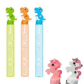 Tongkat Gelembung Sabun Unicorn & Dinosaurus - 120ml - 24 Pcs