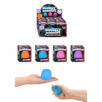 Squeeze Gum Drop Mainan Remas Isi Gula - Kotak Display (12 Pcs)