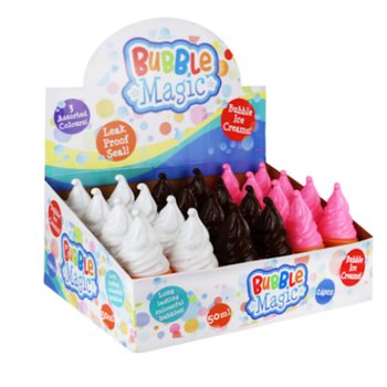 MAINAN GELEMBUNG SABUN ES KRIM BESAR 50ML DALAM DISPLAY (24 pcs)