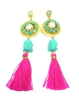 Anting-Anting Gaya Ibiza Buddha (1 pcs)