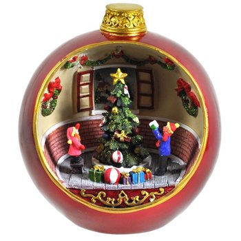 Ornamen Natal Mewah dengan Cahaya dan Suara