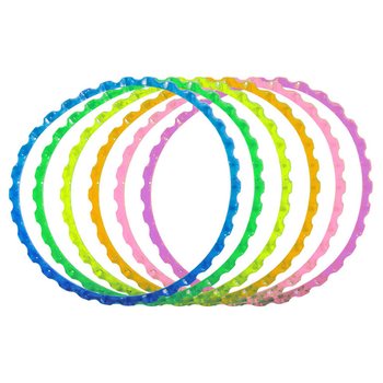 6 Pcs Gelang Bergelombang Warna Cerah (Isi 6)