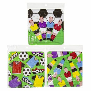 CAMPURAN PUZZLE SEPAK BOLA - 14 x 14 Cm (50 buah)
