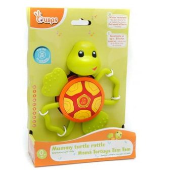 Quaps Gigitan Bayi Bentuk Kura-kura dengan Efek Suara (1 pcs)