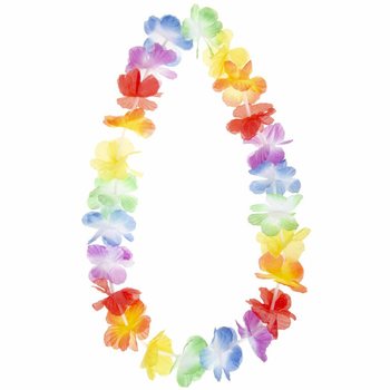 Kalung Bunga Hawaii - Multicolor (12 pcs)