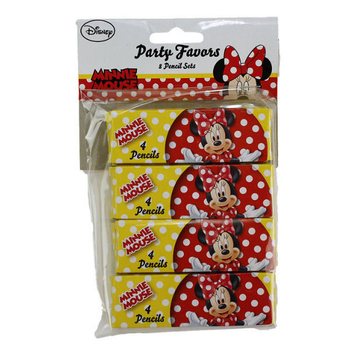 Disney - Minnie Mouse Set 4 Pcs Pensil Warna Kecil dalam Kotak (48 pcs)