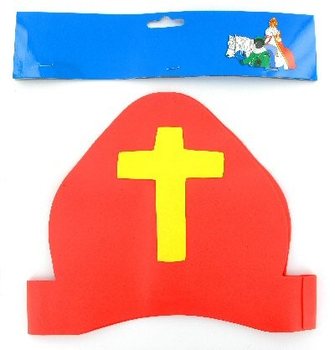 Topi Uskup Foam Saint Nicholas (isi 12 pcs)