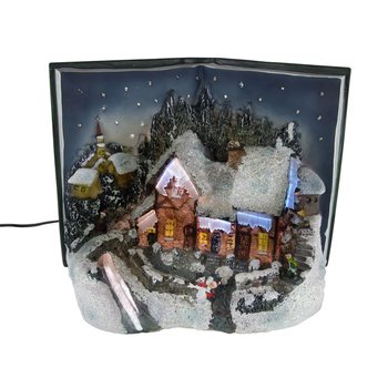 Desa Natal Bentuk Buku dengan Lampu Glow