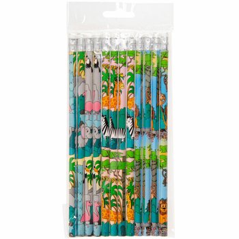 Pensil Hewan Hutan Jungle (12 pcs)