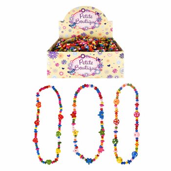 Kalung Kayu Anak-anak dalam Display (48 pcs)