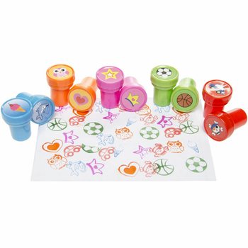 Stempel Mainan Karakter Mix dalam Display (60 pcs) - Grosir Mainan