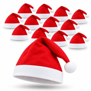 TOPI NATAL STANDAR - XMAS CAP (Isi 12 Pcs)