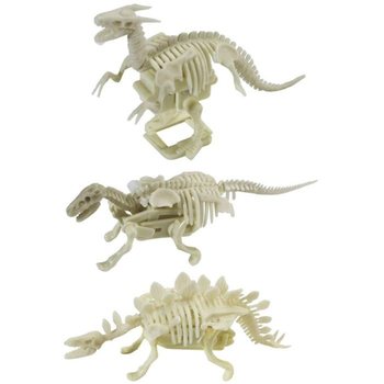 Smiffy's Mainan Dinosaurus Putar Menyala dalam Gelap (12 pcs)
