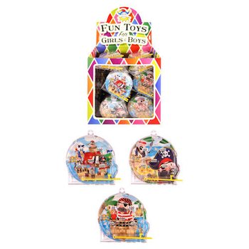 Mainan Flipper Mini Bajak Laut untuk Lucky Dip dalam Kotak Display (108 pcs)