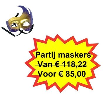 Paket Grosir Masker Venetian (164 pcs)