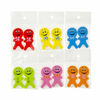 Penghapus Smiley Ceria 2 Bagian (36 set)