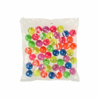 MIX BOLA BEKEL WARNA NEON &Oslash; 3,2 cm (50 pcs)