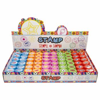 Stempel Mainan Karakter Mix dalam Display (60 pcs) - Grosir Mainan