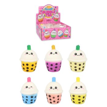 Bubble Tea Squeeze Fidget - Mix Warna dalam Display (12 Pcs)