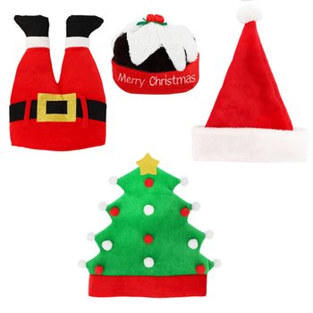 MIX TOPI NATAL MEWAH LUCU - XMAS CAPS (6 pcs)