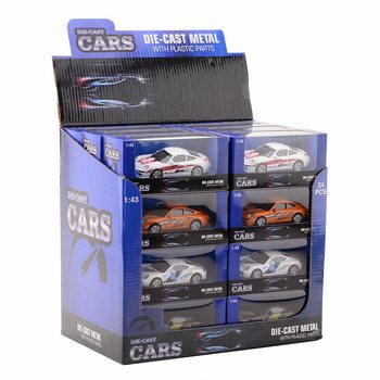 MOBIL SUPER SPORT DIE CAST, SKALA 1:43 DALAM DISPLAY (24 pcs)